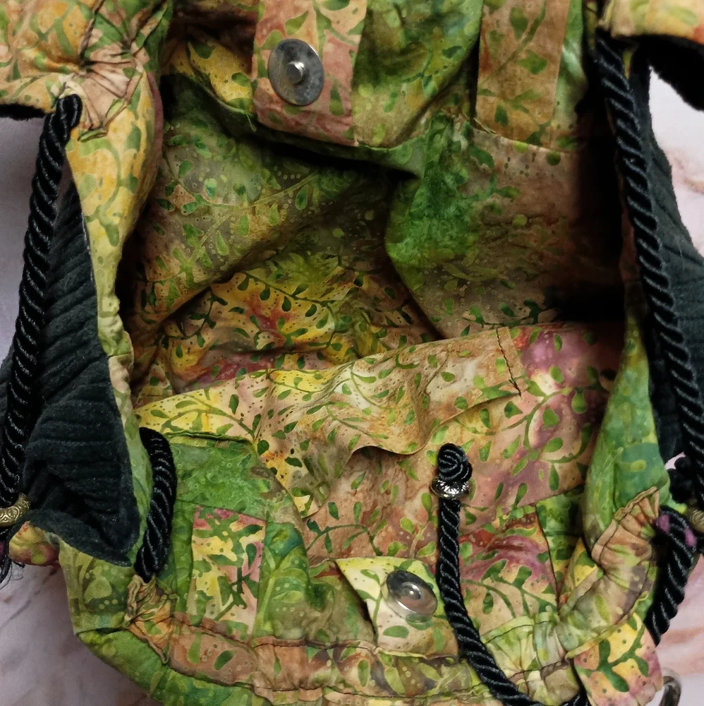 Small Boho Leafy Handbag - Picture 6 of 6